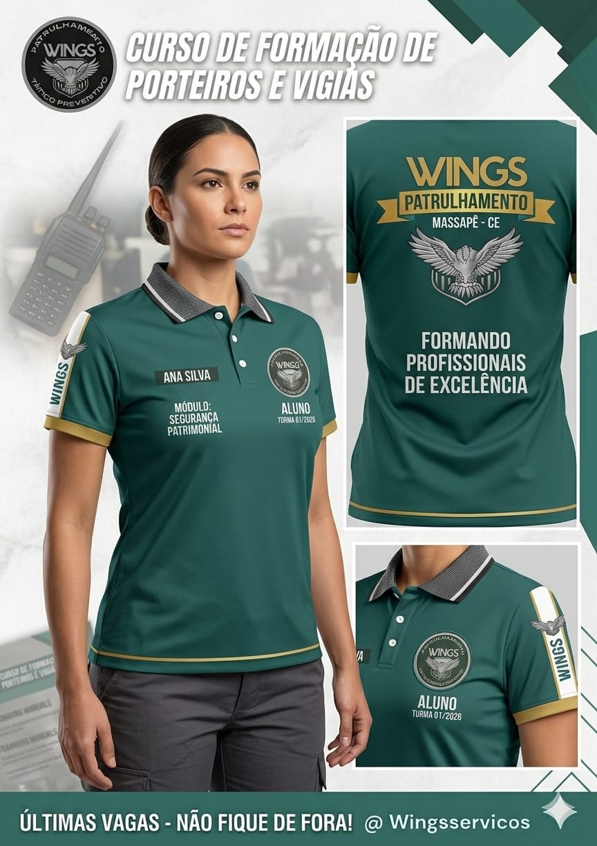 Camisa do Aluno Wings